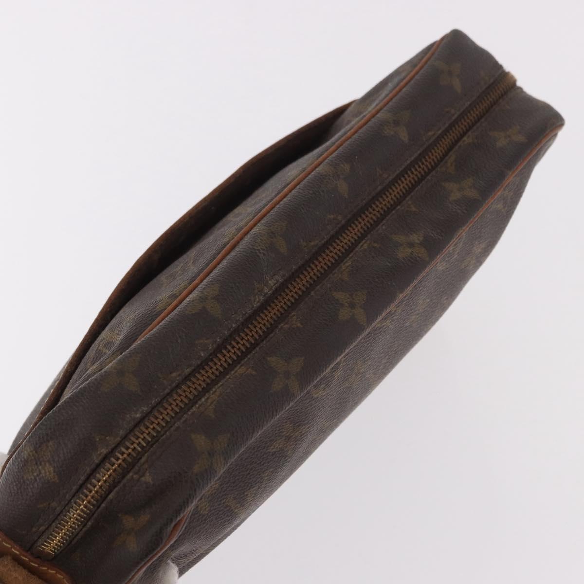 LOUIS VUITTON Monogram Compiegne 28 Clutch Bag M51845 LV Auth 191045
