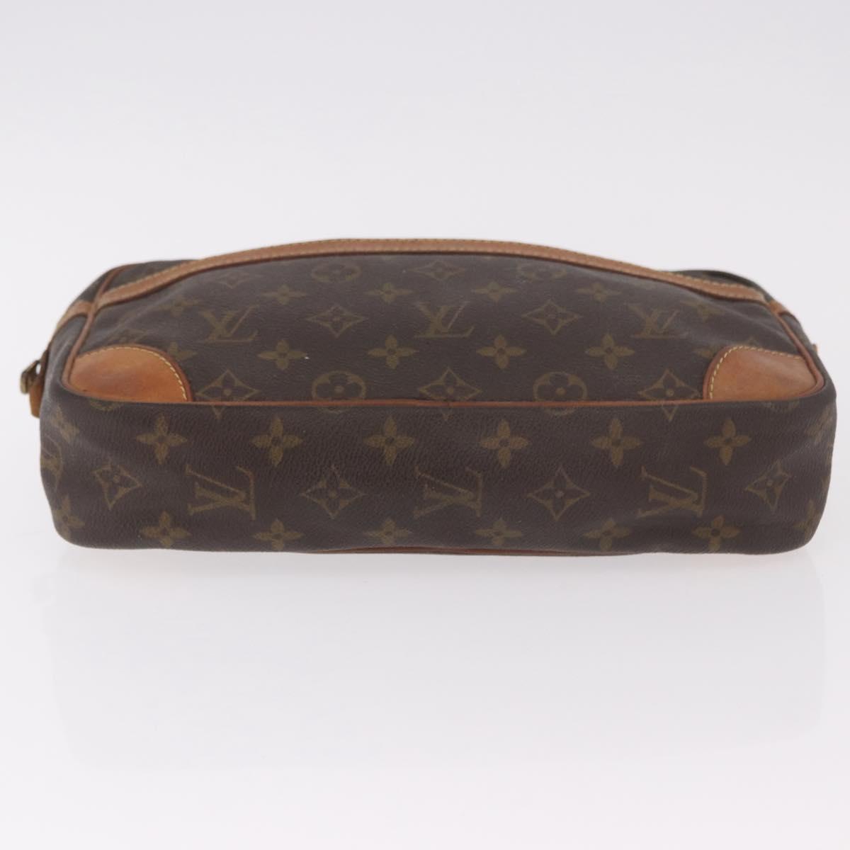 LOUIS VUITTON Monogram Compiegne 28 Clutch Bag M51845 LV Auth 191045