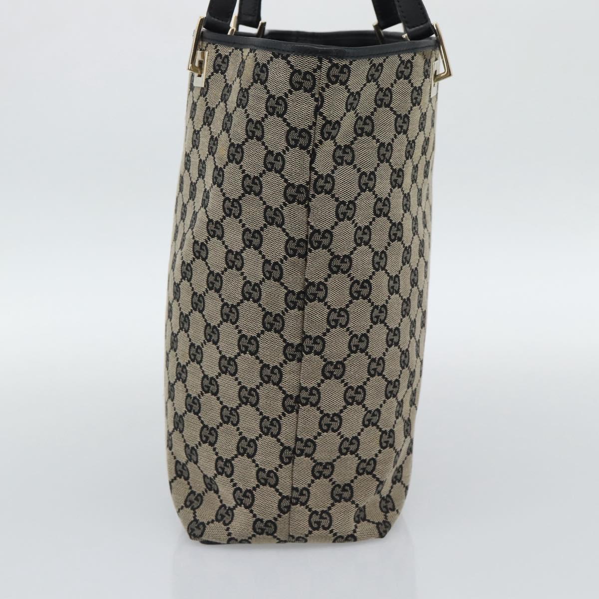 GUCCI GG Canvas Tote Bag Beige Gold 002 1098 Auth 191053A