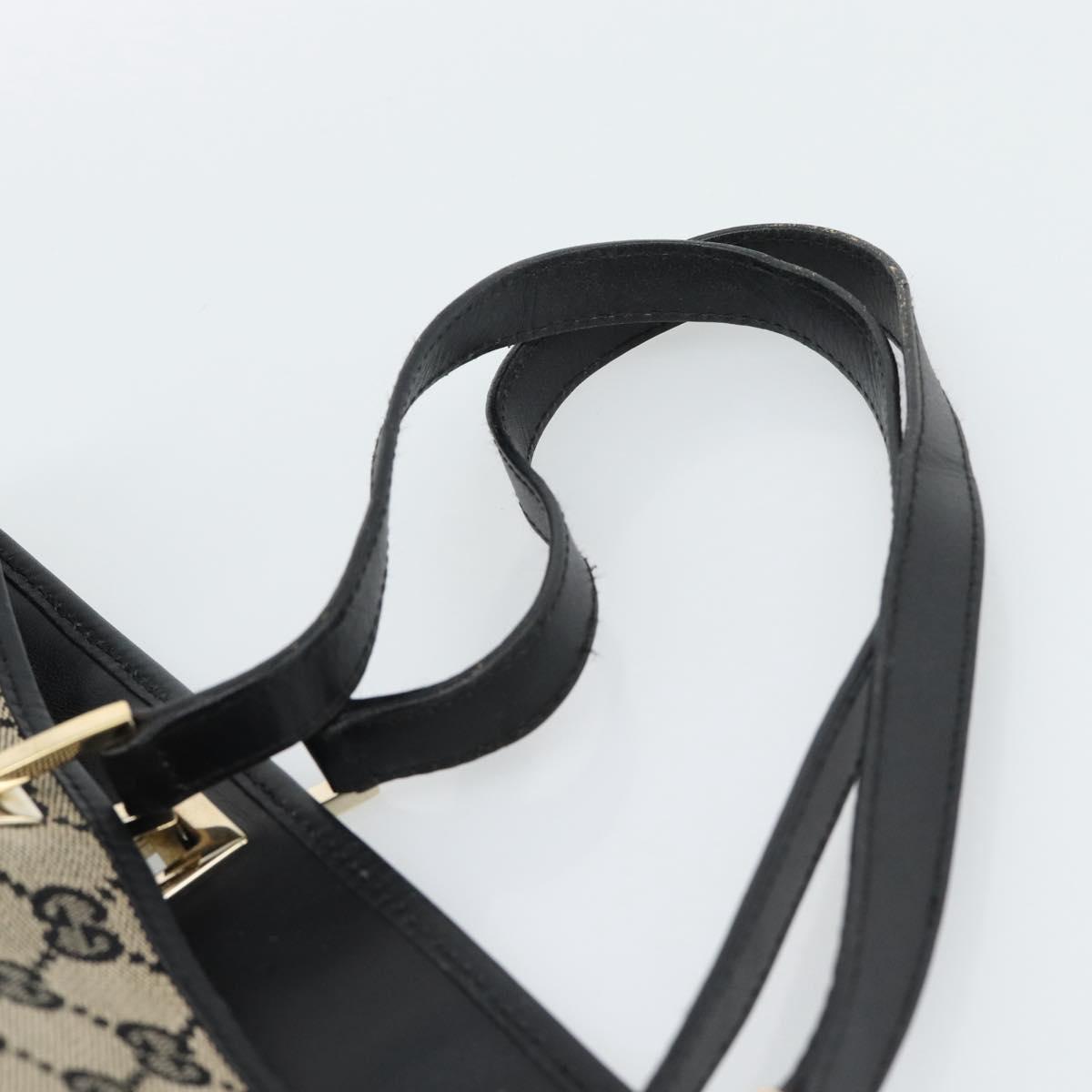 GUCCI GG Canvas Tote Bag Beige Gold 002 1098 Auth 191053A