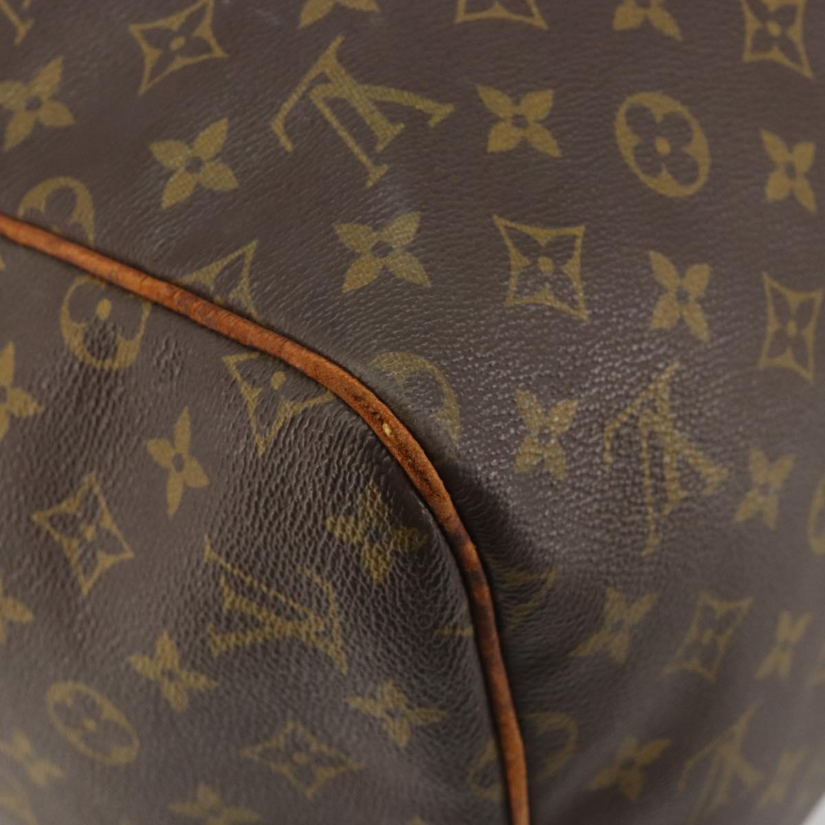 LOUIS VUITTON Monogram Sac Souple 55 Boston Bag M41622 LV Auth 191055