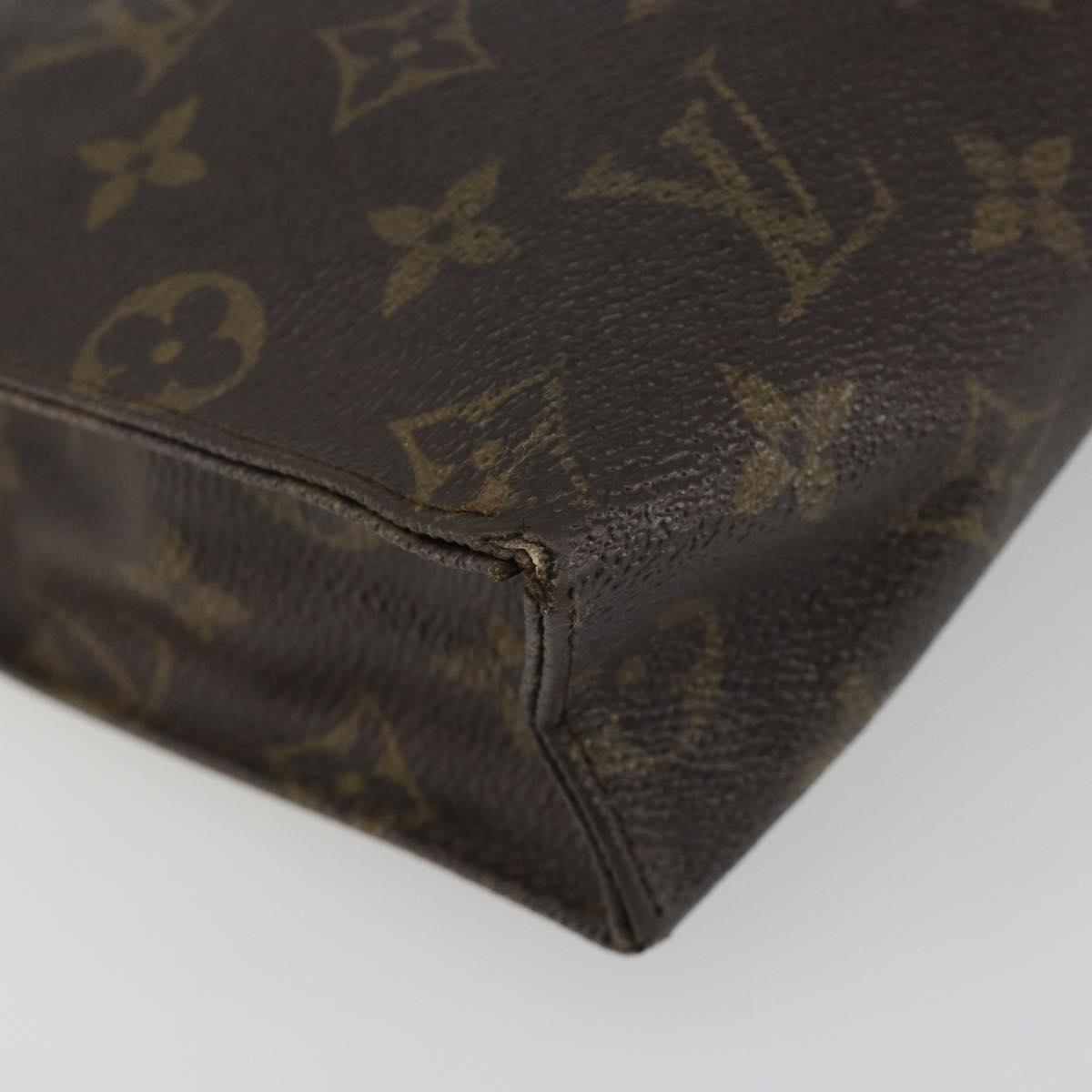 LOUIS VUITTON Monogram Poche Toilette 26 Pouch M47542 LV Auth 191065