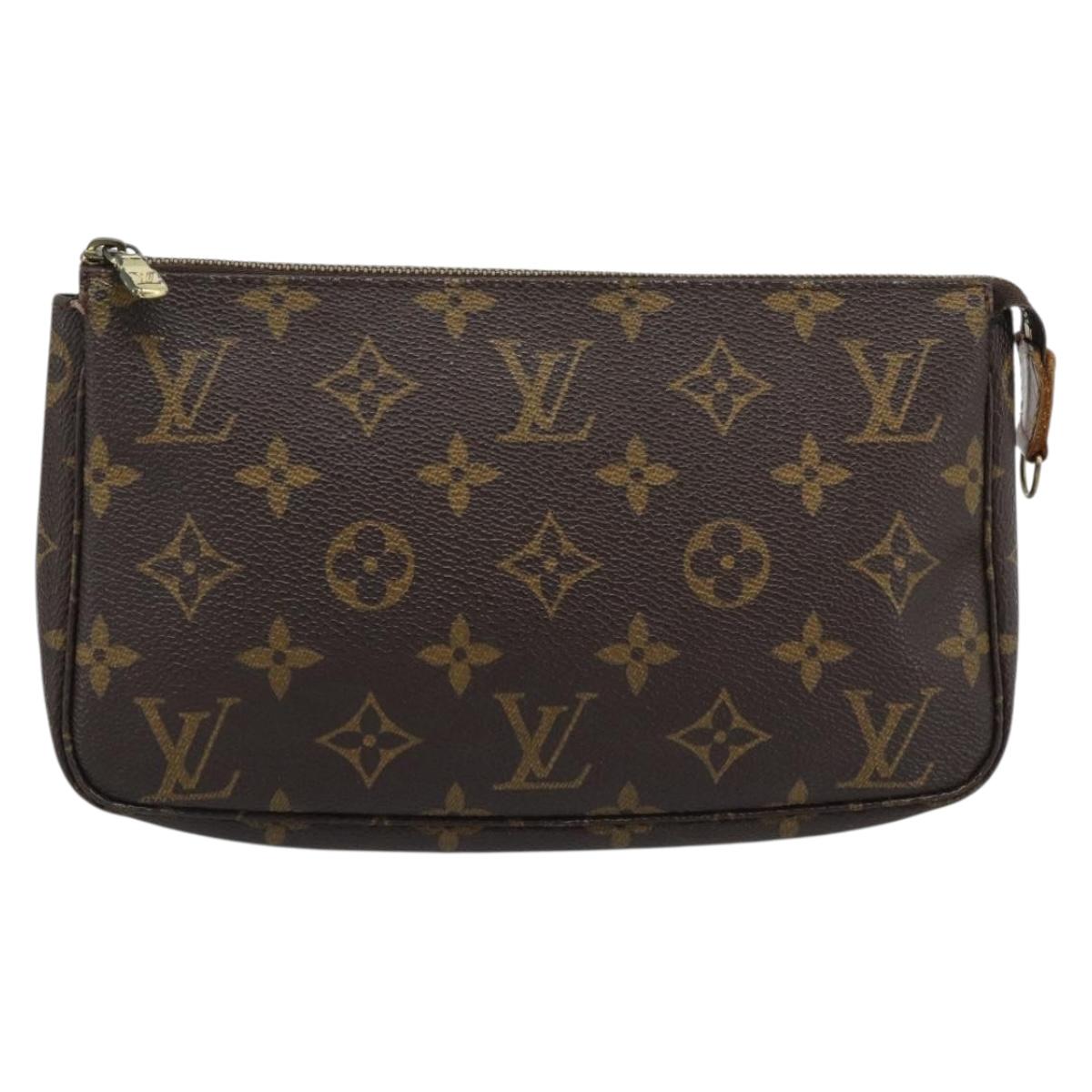 LOUIS VUITTON Monogram Pochette Accessoires Pouch M51980 LV Auth 191067