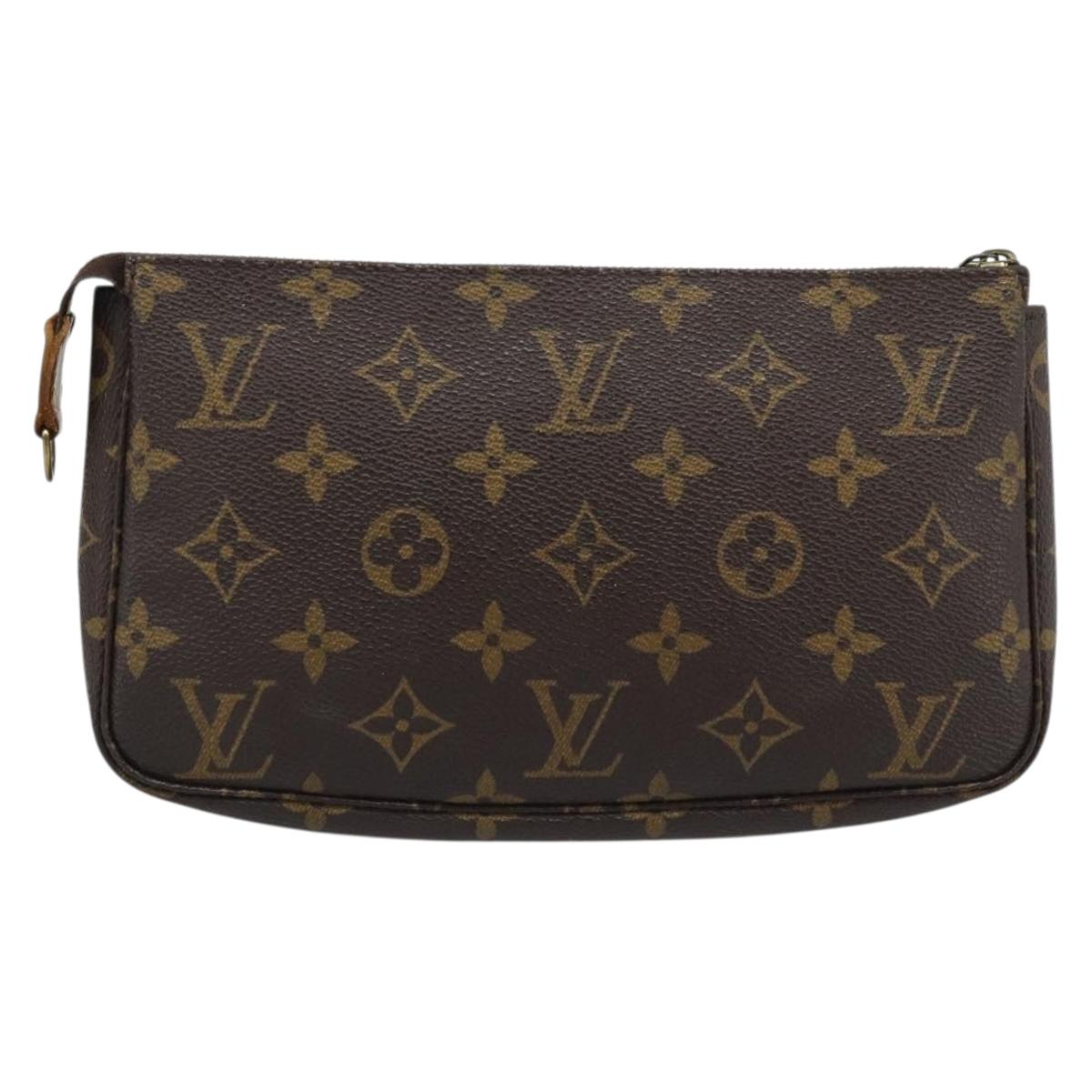 LOUIS VUITTON Monogram Pochette Accessoires Pouch M51980 LV Auth 191067