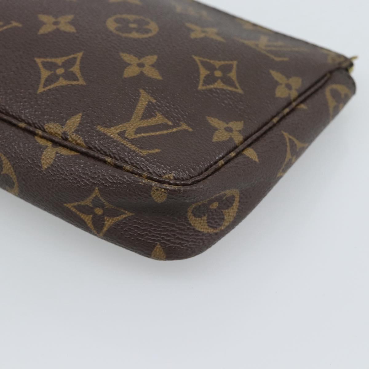 LOUIS VUITTON Monogram Pochette Accessoires Pouch M51980 LV Auth 191069