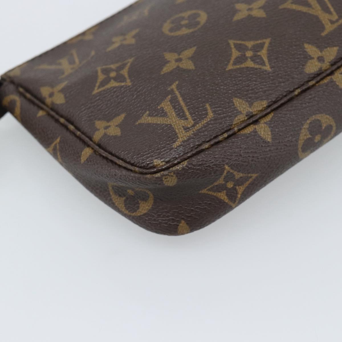 LOUIS VUITTON Monogram Pochette Accessoires Pouch M51980 LV Auth 191069