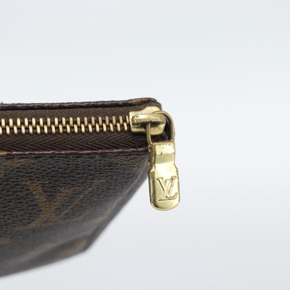 LOUIS VUITTON Monogram Pochette Accessoires Pouch M51980 LV Auth 191069