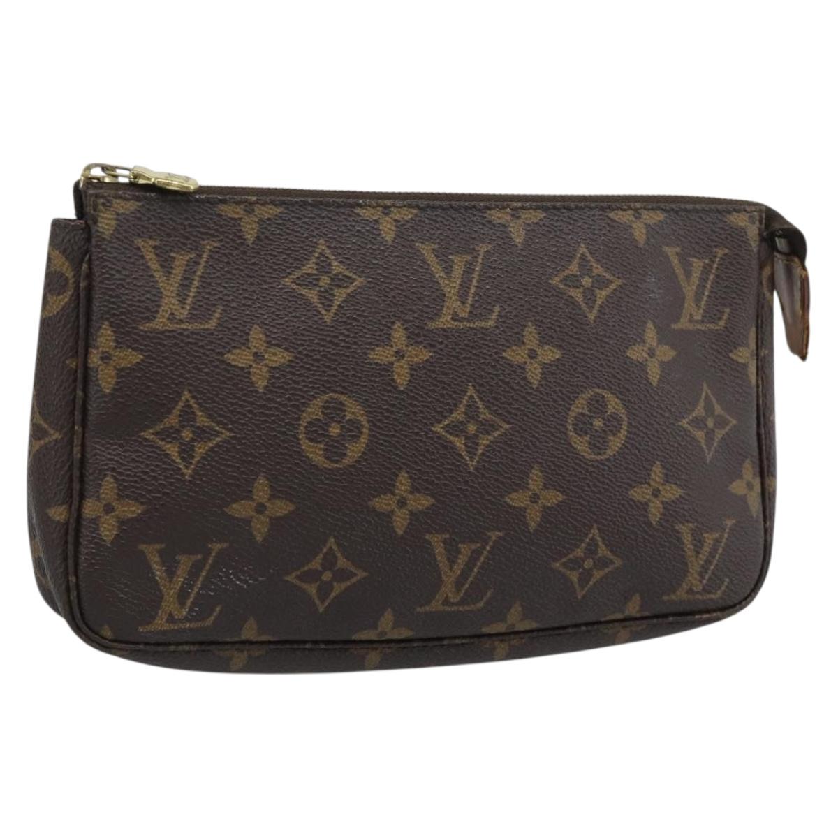 LOUIS VUITTON Monogram Pochette Accessoires Pouch M51980 LV Auth 191069