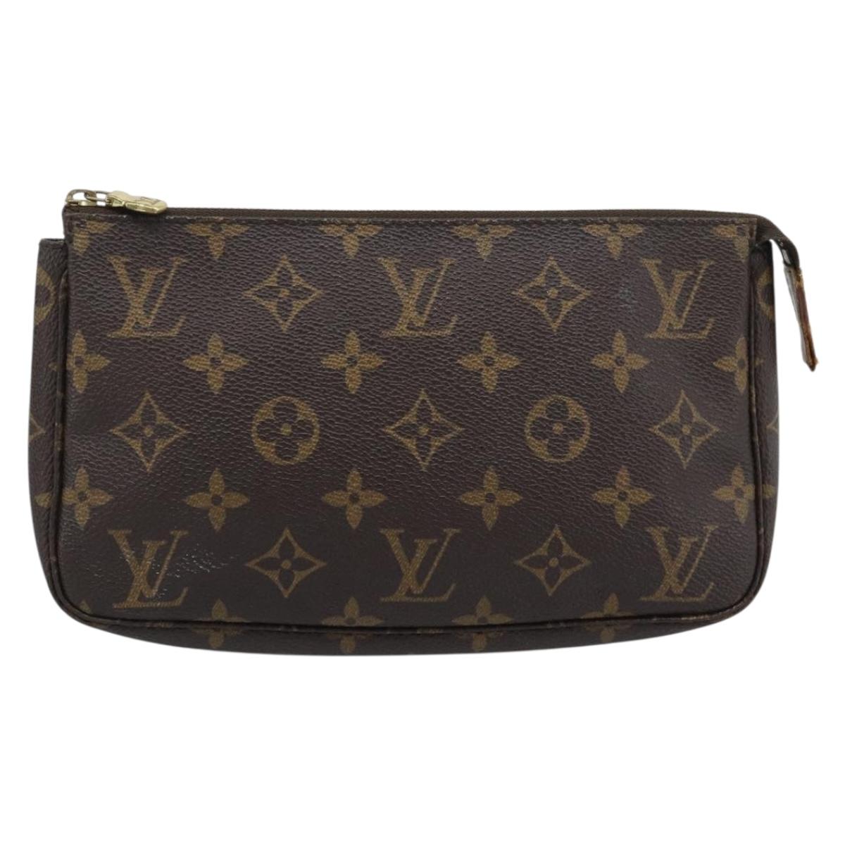 LOUIS VUITTON Monogram Pochette Accessoires Pouch M51980 LV Auth 191069