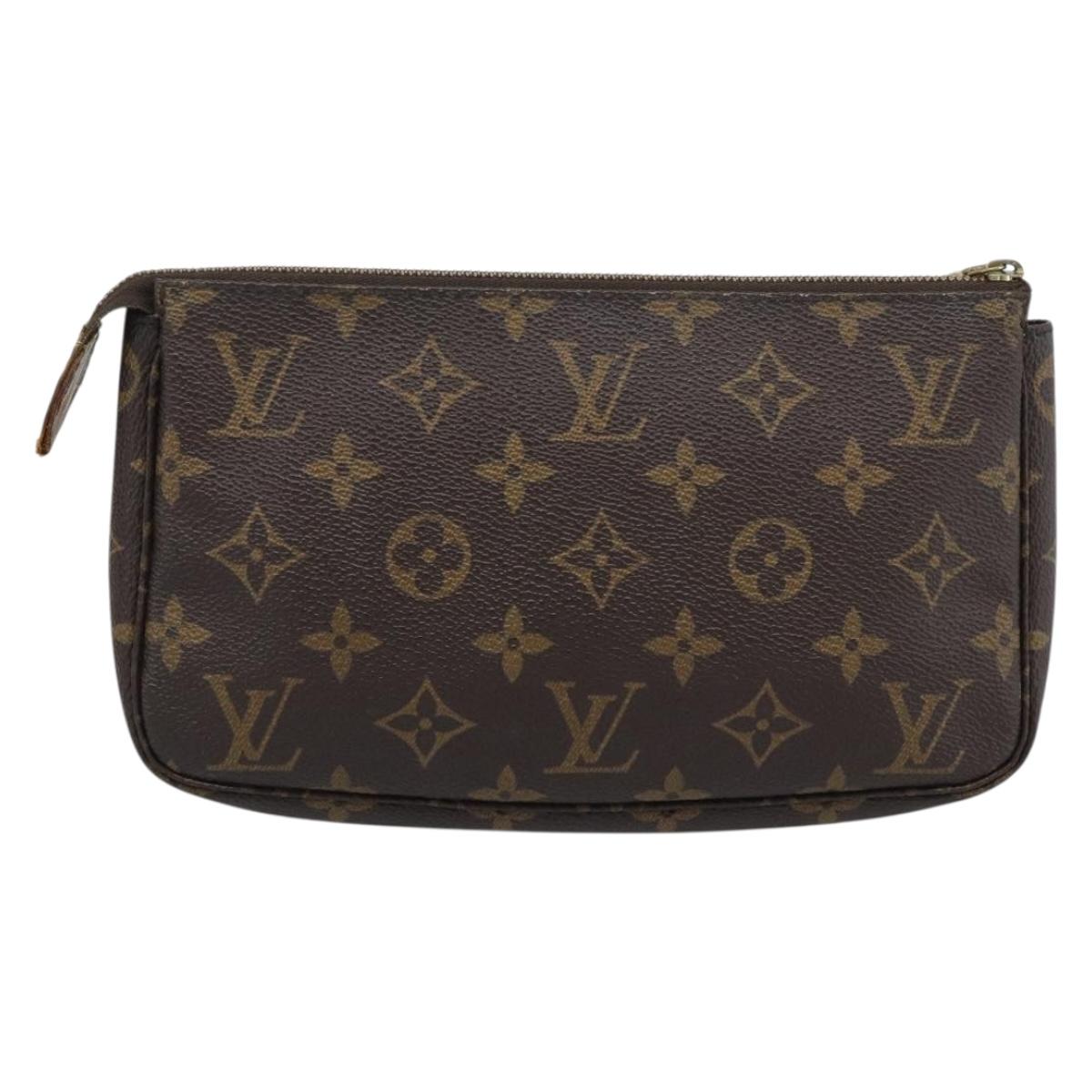 LOUIS VUITTON Monogram Pochette Accessoires Pouch M51980 LV Auth 191069