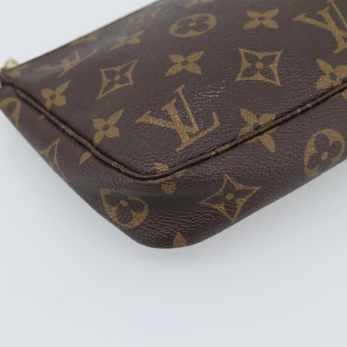 LOUIS VUITTON Monogram Pochette Accessoires Pouch M51980 LV Auth 191069