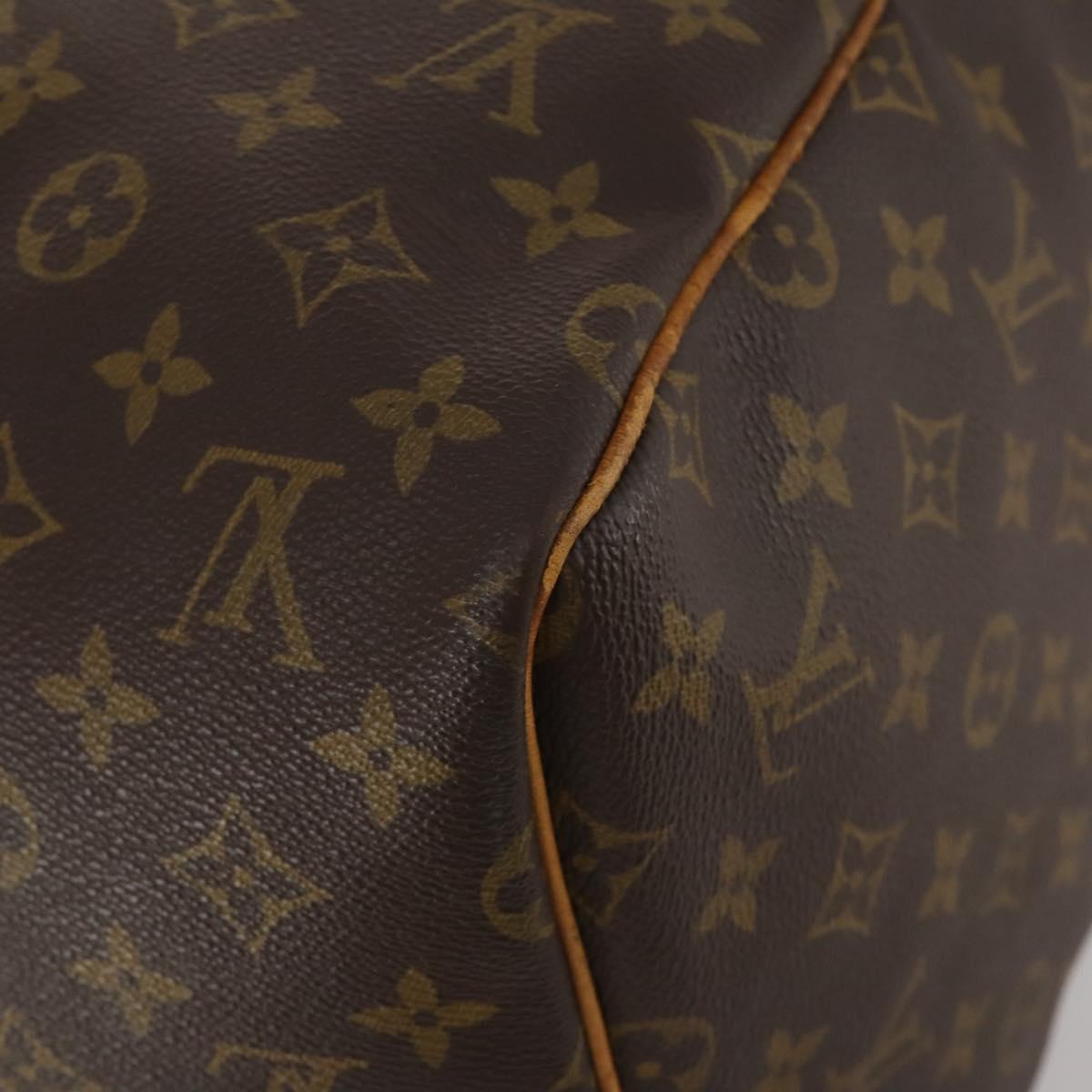 LOUIS VUITTON Monogram Keepall 55 Boston Bag M41424 LV Auth 191086