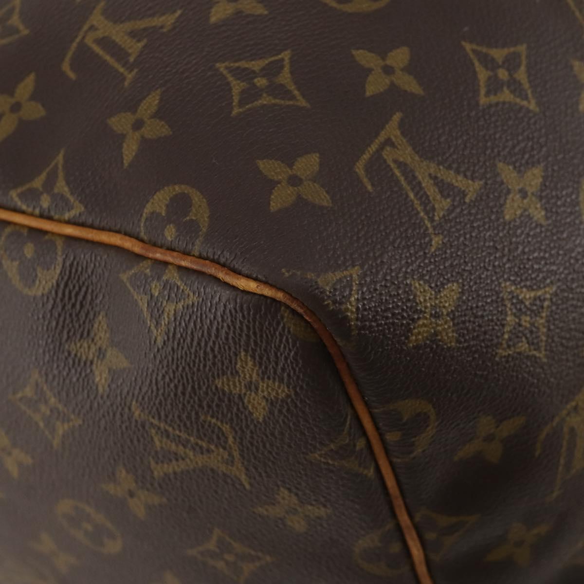 LOUIS VUITTON Monogram Keepall 55 Boston Bag M41424 LV Auth 191086