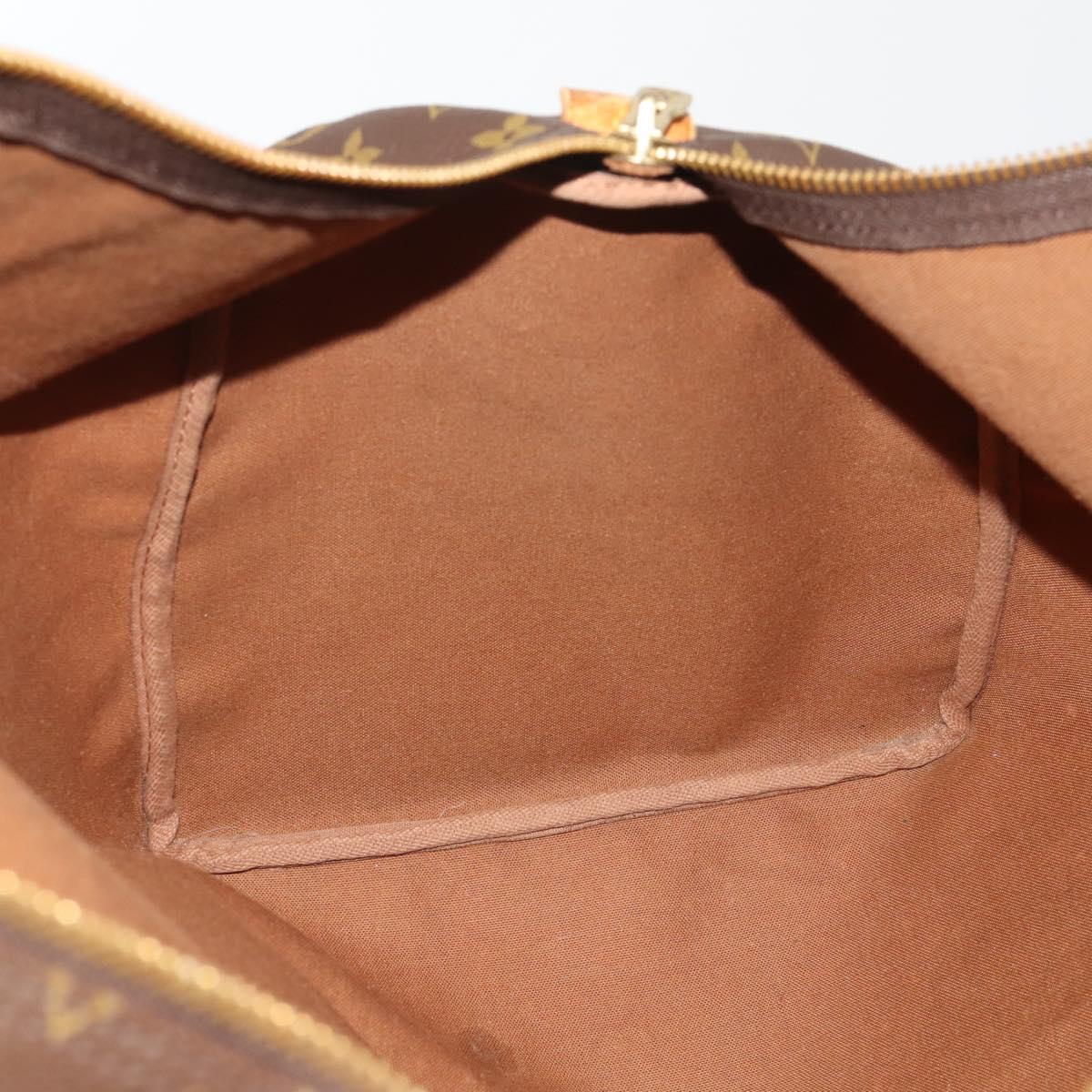 LOUIS VUITTON Monogram Keepall 55 Boston Bag M41424 LV Auth 191086