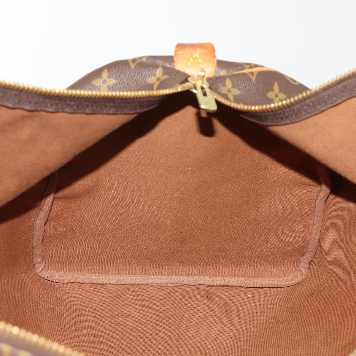 LOUIS VUITTON Monogram Keepall 55 Boston Bag M41424 LV Auth 191086