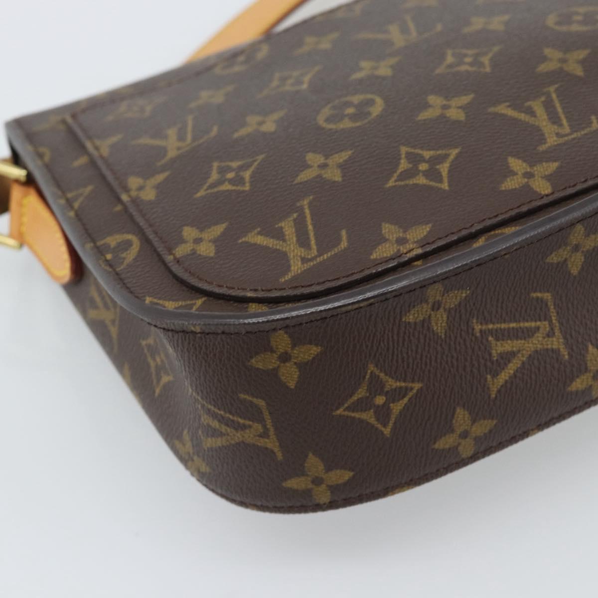 LOUIS VUITTON Monogram Saint Cloud GM Shoulder Bag M51242 LV Auth 191129V