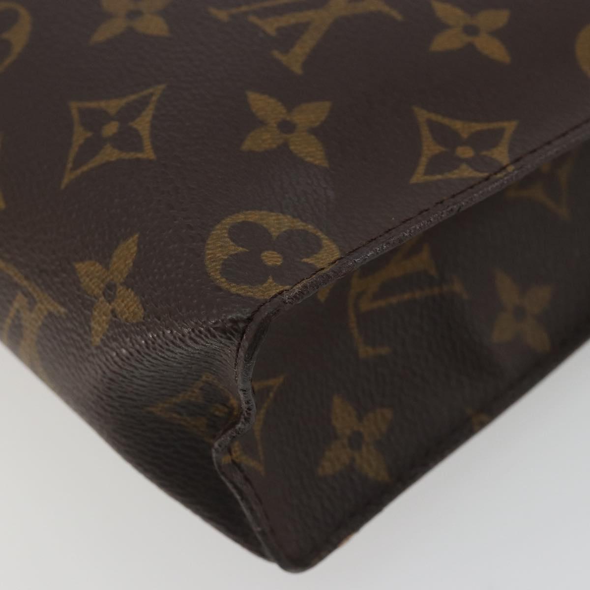 LOUIS VUITTON Monogram Poche Toilette 26 Pouch M47542 LV Auth 191134