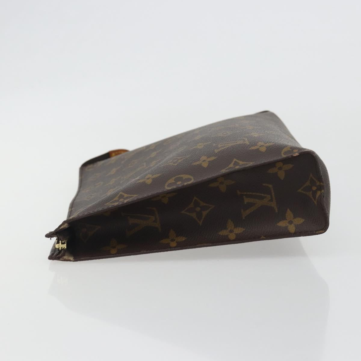 LOUIS VUITTON Monogram Poche Toilette 26 Pouch M47542 LV Auth 191134