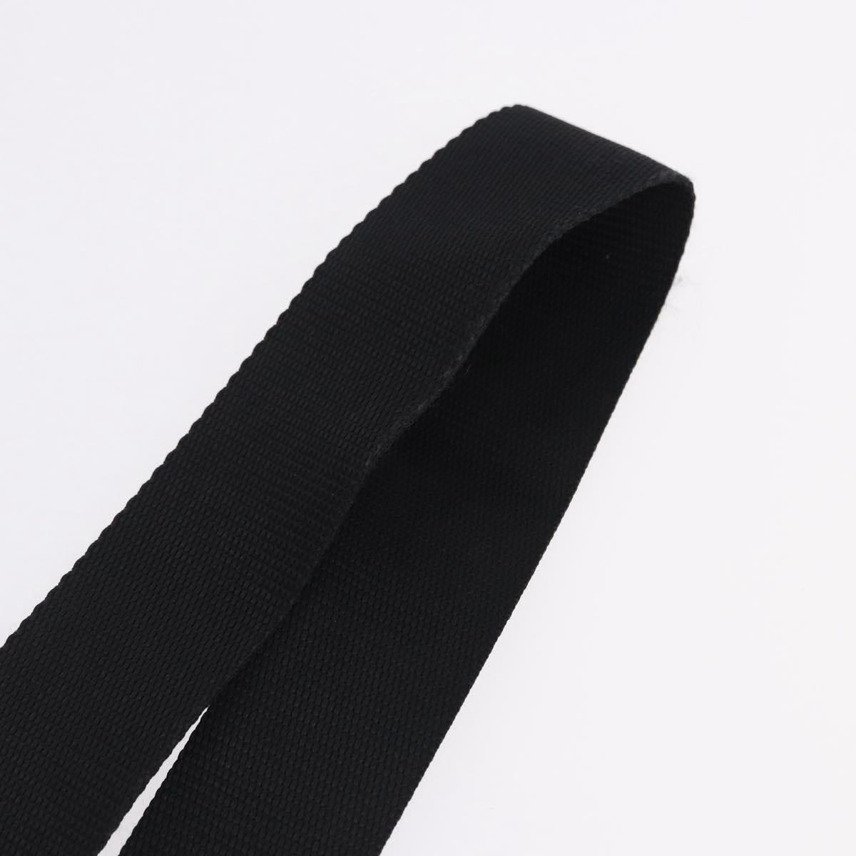 PRADA Shoulder Strap Canvas 33.9""-51.2"" Black Auth 191137