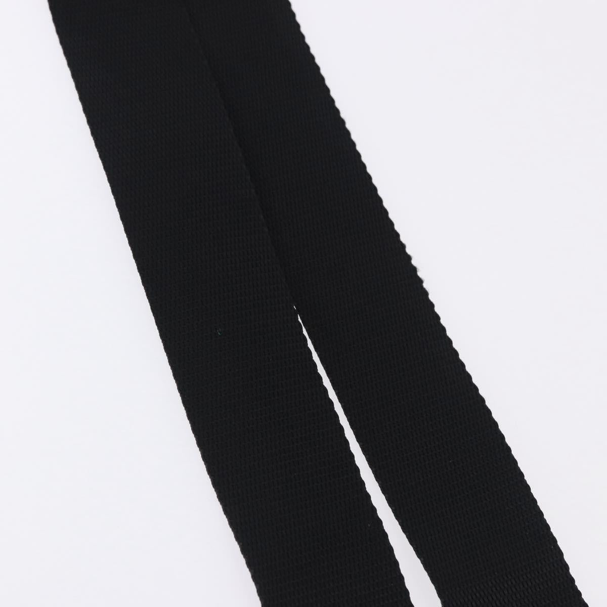 PRADA Shoulder Strap Canvas 33.9""-51.2"" Black Auth 191137