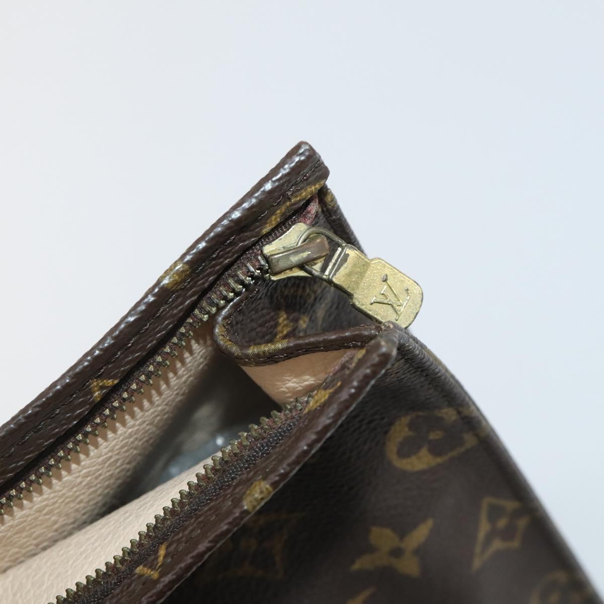 LOUIS VUITTON Monogram Vernis Clutch Bag 5 Set Beige LV Auth 191145