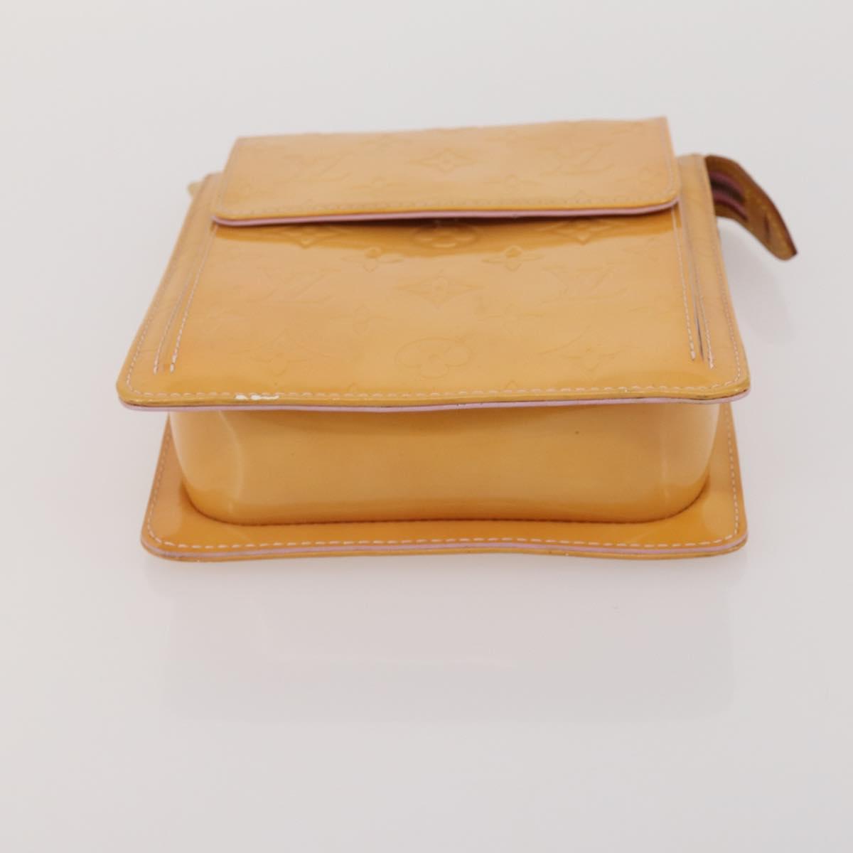 LOUIS VUITTON Monogram Vernis Clutch Bag 5 Set Beige LV Auth 191145