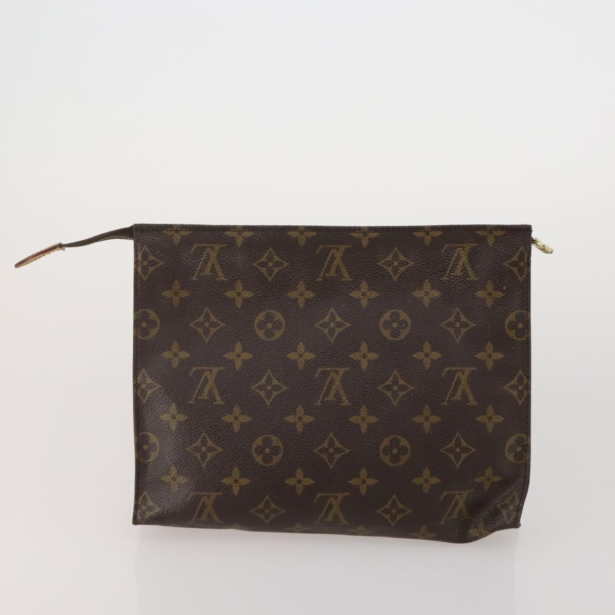 LOUIS VUITTON Monogram Clutch Bag 3 Set LV Auth 191146