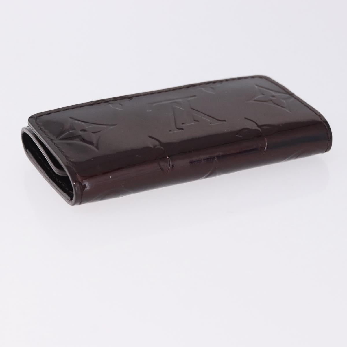 LOUIS VUITTON Vernis Multicles 4 Case Rouge Favist Amarrant M91542 Auth 191162A