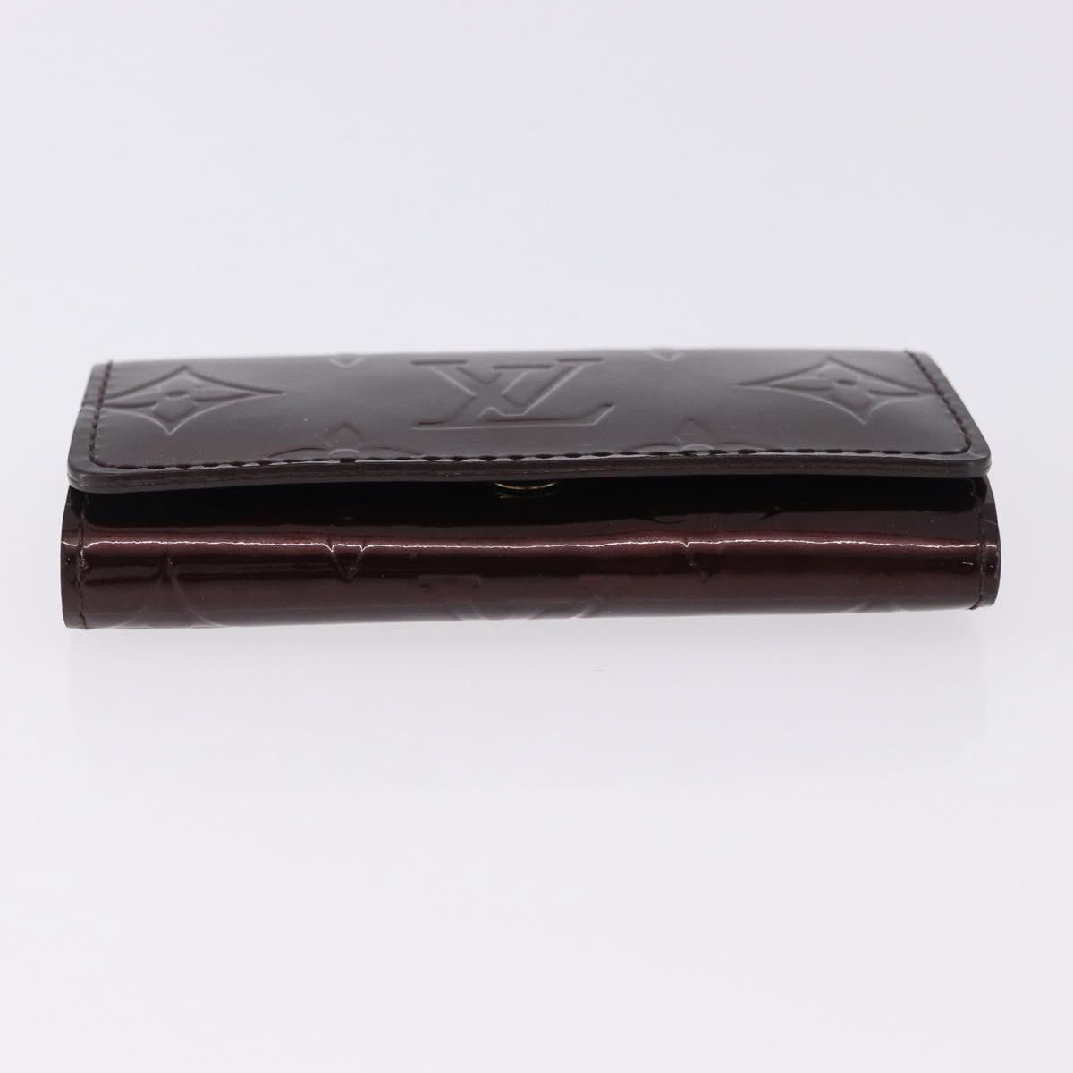 LOUIS VUITTON Vernis Multicles 4 Case Rouge Favist Amarrant M91542 Auth 191162A