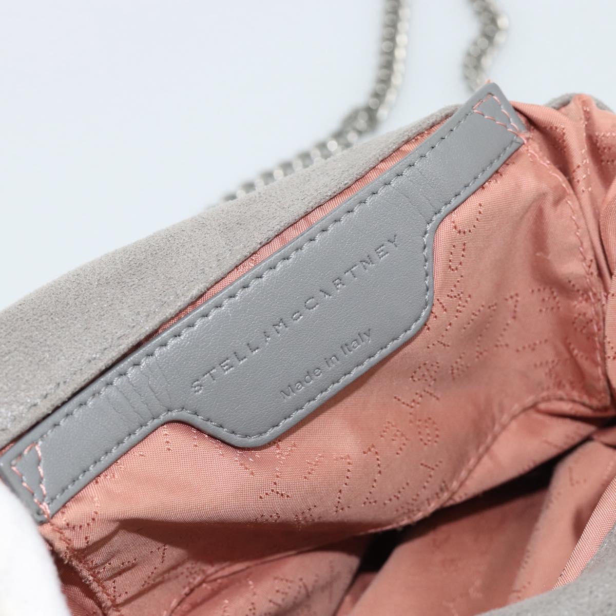 Stella MacCartney Chain Farabella Mini Bag Polyester 2way Gray Auth 191251A