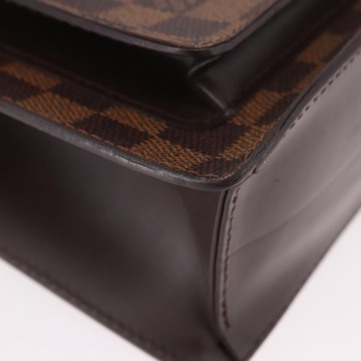 LOUIS VUITTON Damier Ebene Monceau 28 Hand Bag SPO 2way N48088 LV Auth 191252A
