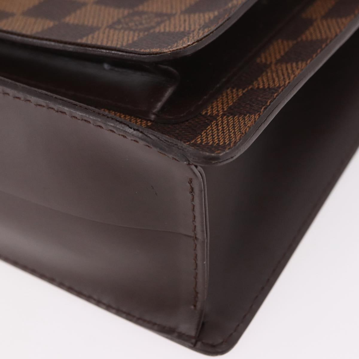 LOUIS VUITTON Damier Ebene Monceau 28 Hand Bag SPO 2way N48088 LV Auth 191252A