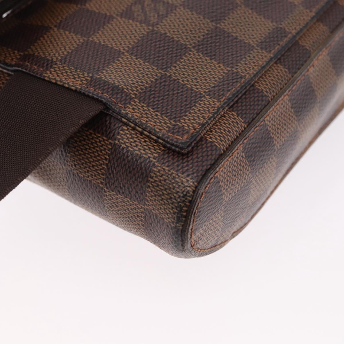 LOUIS VUITTON Damier Ebene Geronimos Shoulder Bag N51994 LV Auth 191255