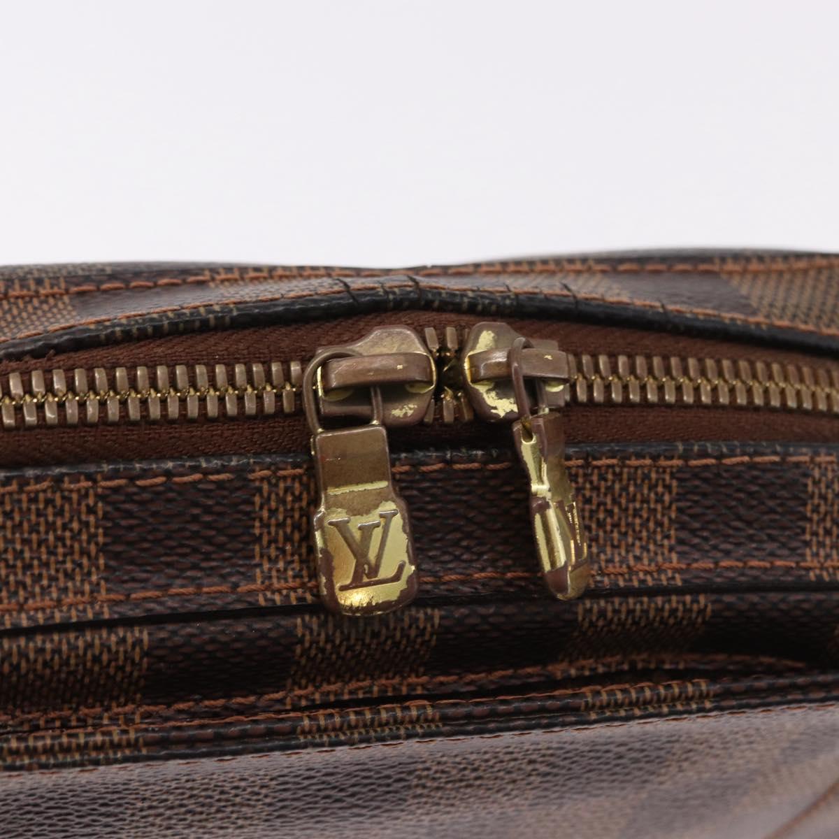 LOUIS VUITTON Damier Ebene Geronimos Shoulder Bag N51994 LV Auth 191255