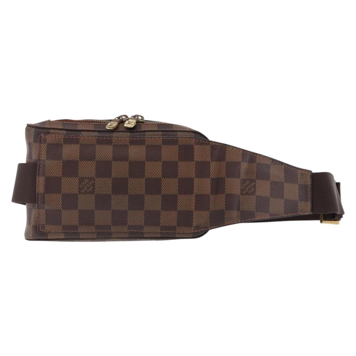 LOUIS VUITTON Damier Ebene Geronimos Shoulder Bag N51994 LV Auth 191255
