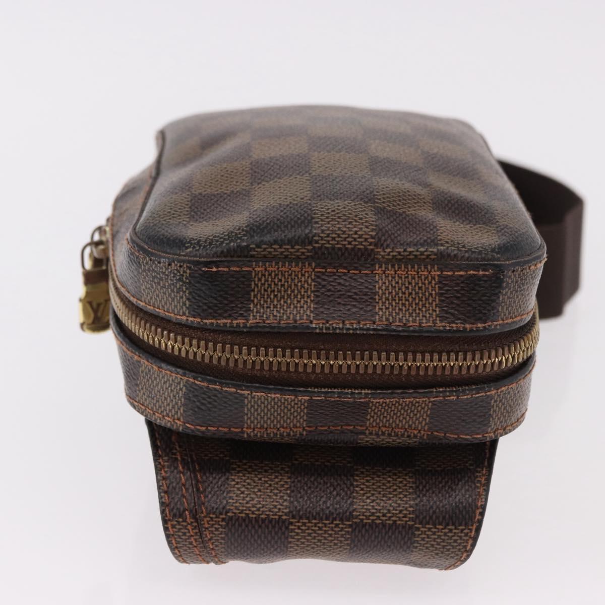 LOUIS VUITTON Damier Ebene Geronimos Shoulder Bag N51994 LV Auth 191255