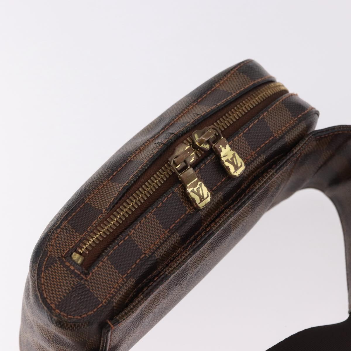 LOUIS VUITTON Damier Ebene Geronimos Shoulder Bag N51994 LV Auth 191255