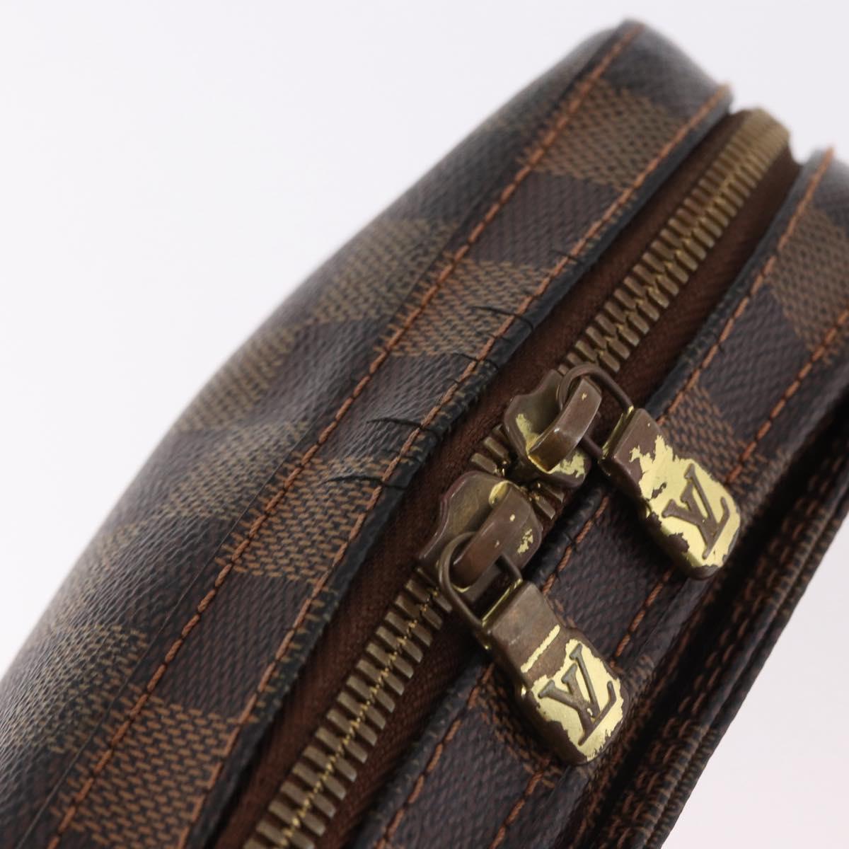 LOUIS VUITTON Damier Ebene Geronimos Shoulder Bag N51994 LV Auth 191255