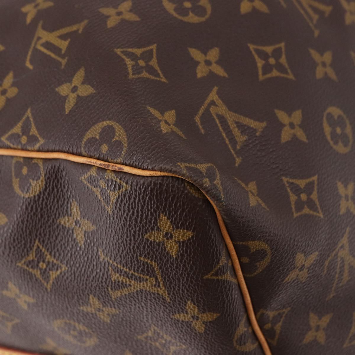 LOUIS VUITTON Monogram Keepall Bandouliere 55 Boston Bag M41414 LV Auth 191259A