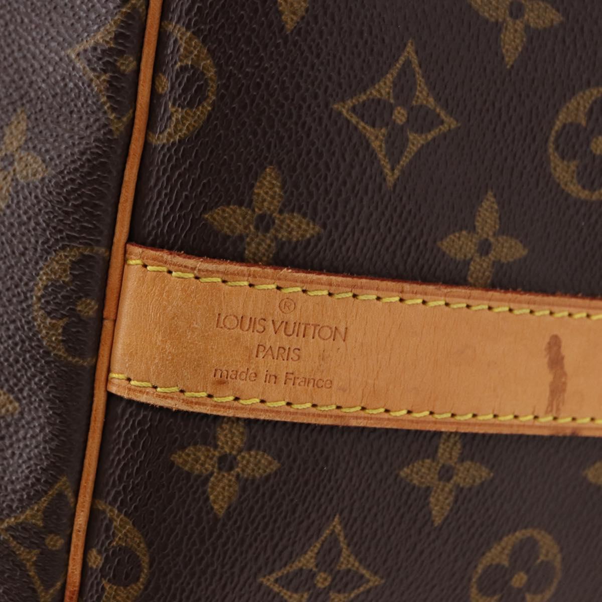 LOUIS VUITTON Monogram Keepall Bandouliere 55 Boston Bag M41414 LV Auth 191259A