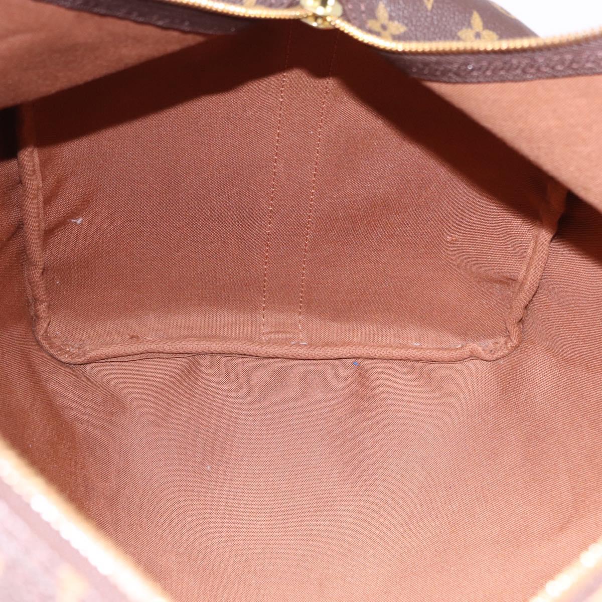 LOUIS VUITTON Monogram Keepall Bandouliere 55 Boston Bag M41414 LV Auth 191259A