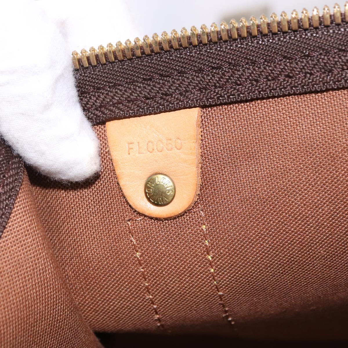 LOUIS VUITTON Monogram Keepall Bandouliere 55 Boston Bag M41414 LV Auth 191259A