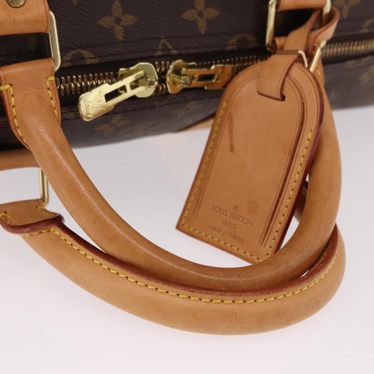 LOUIS VUITTON Monogram Keepall Bandouliere 55 Boston Bag M41414 LV Auth 191259A