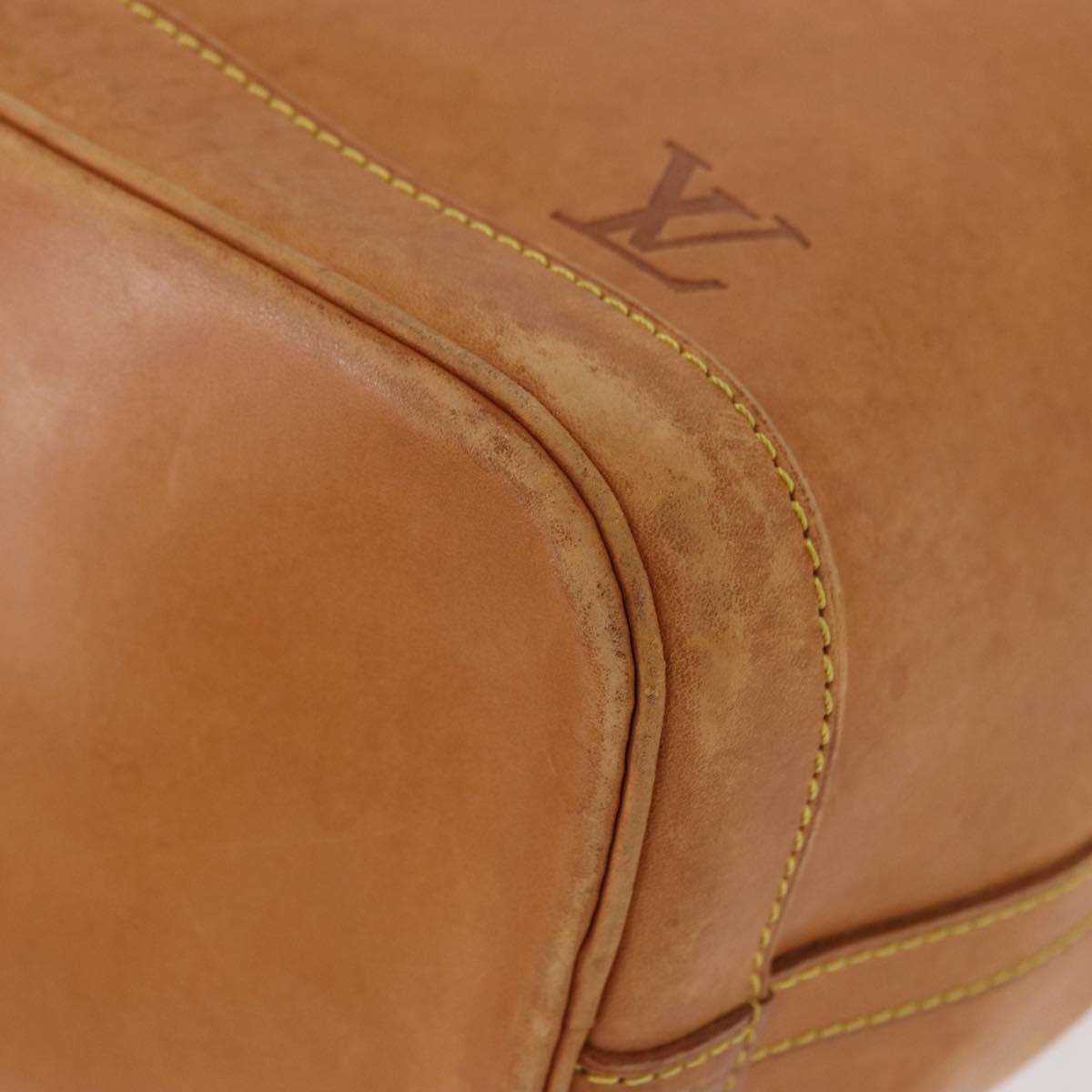 LOUIS VUITTON Nomad Mini Noe Hand Bag Leather Beige M43528 LV Auth 191261A