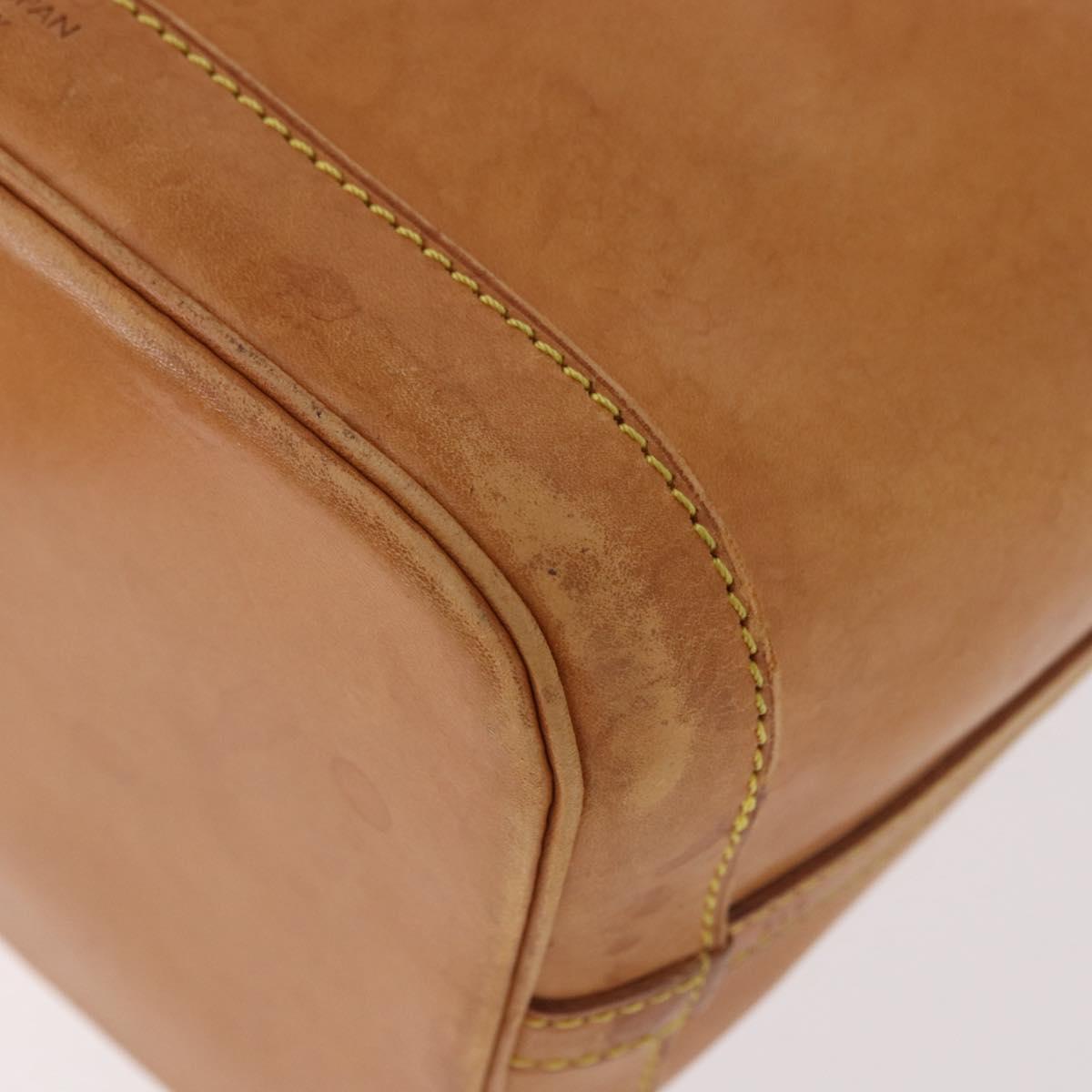 LOUIS VUITTON Nomad Mini Noe Hand Bag Leather Beige M43528 LV Auth 191261A
