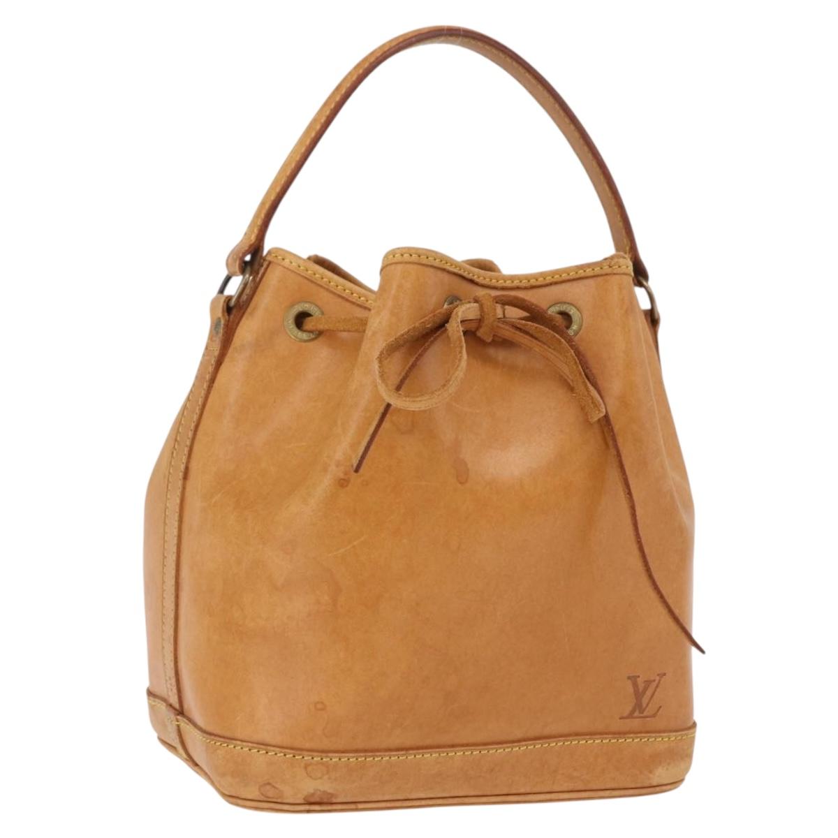 LOUIS VUITTON Nomad Mini Noe Hand Bag Leather Beige M43528 LV Auth 191261A