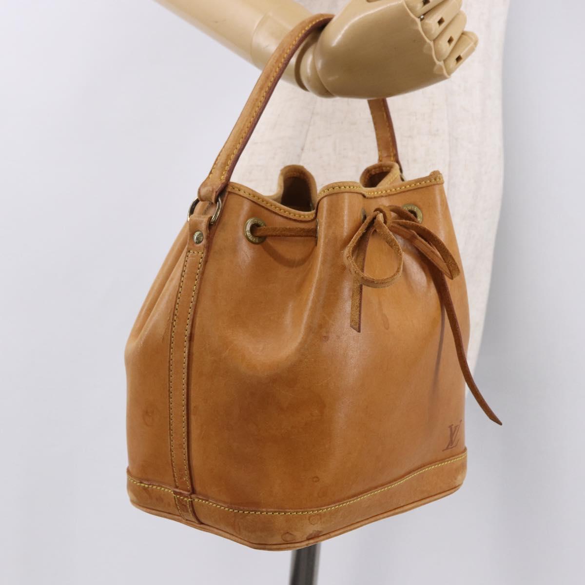 LOUIS VUITTON Nomad Mini Noe Hand Bag Leather Beige M43528 LV Auth 191261A