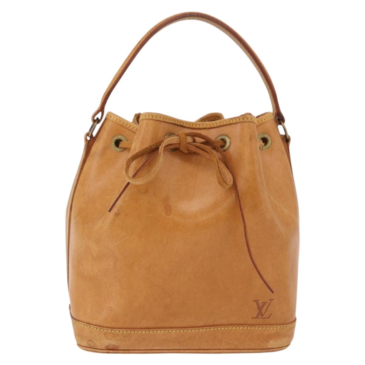 LOUIS VUITTON Nomad Mini Noe Hand Bag Leather Beige M43528 LV Auth 191261A