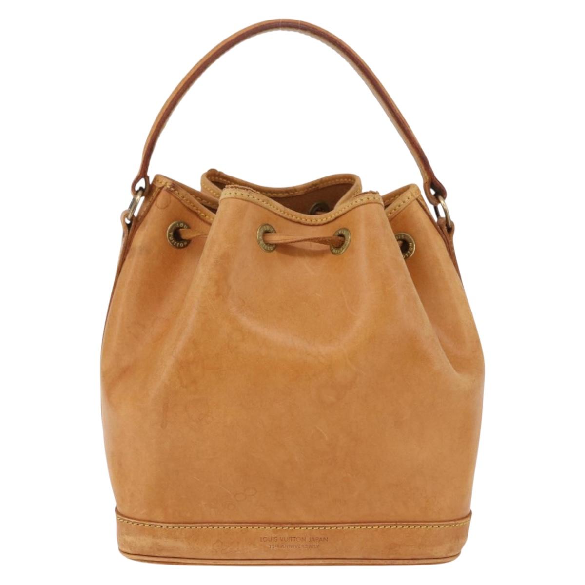 LOUIS VUITTON Nomad Mini Noe Hand Bag Leather Beige M43528 LV Auth 191261A