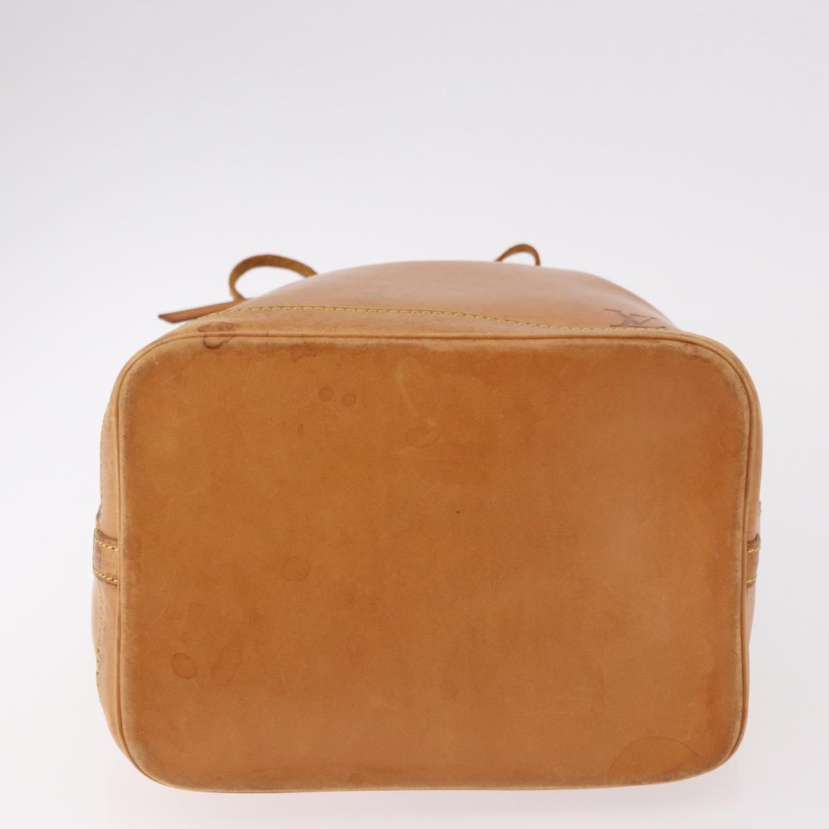 LOUIS VUITTON Nomad Mini Noe Hand Bag Leather Beige M43528 LV Auth 191261A